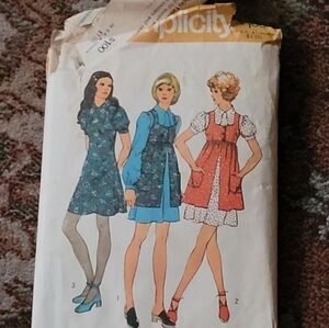 70s Simplicity Dress Pattern